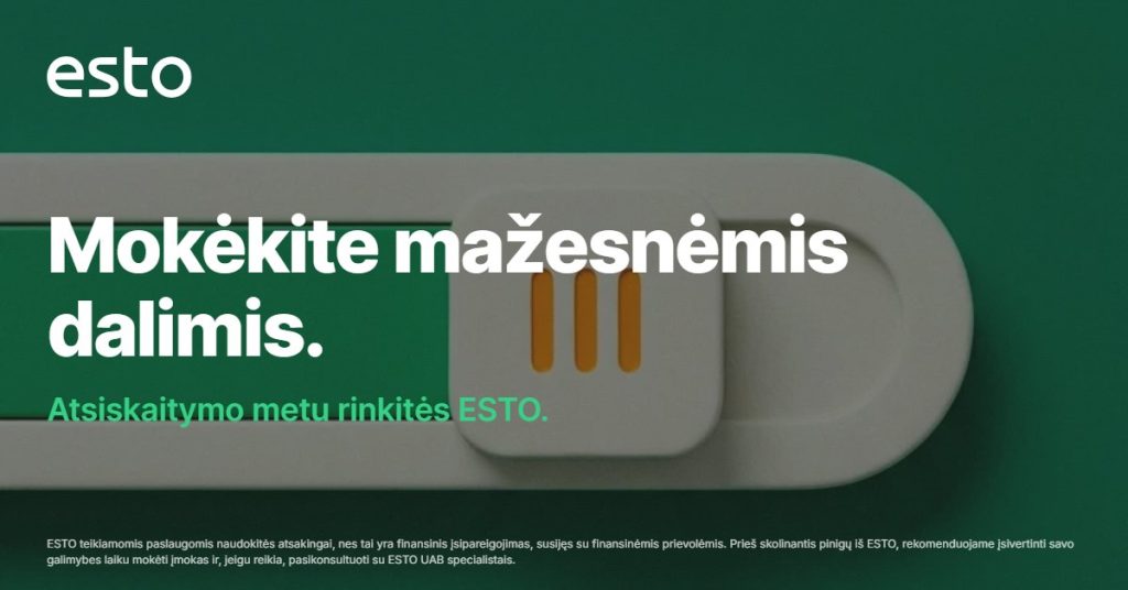 Optisimoje už akinius galite atsiskaityti patogiau – per 6 mėnesius, po 30 dienų arba rinktis ilgesnį ESTO lizingą.